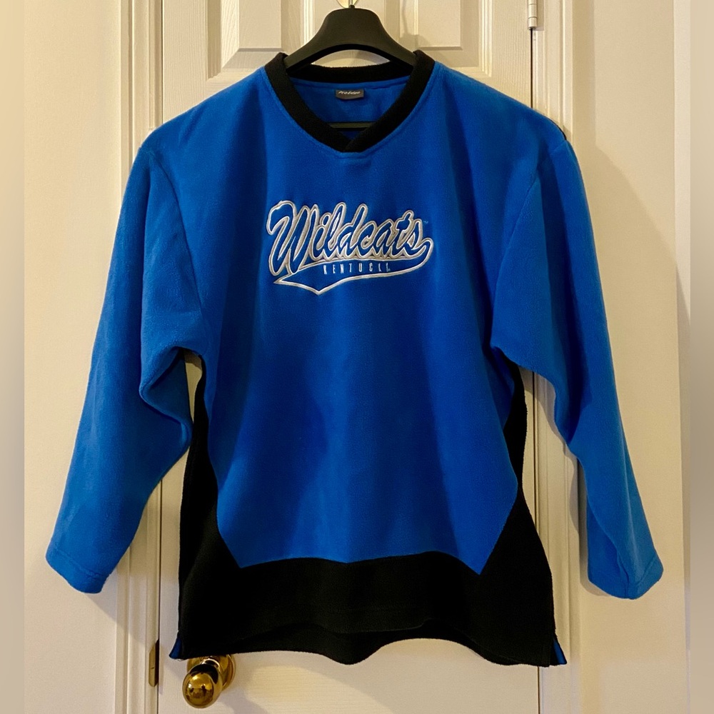 Vintage ProEdge Blue & Black Kentucky Wildcats Sweatshirt l XL